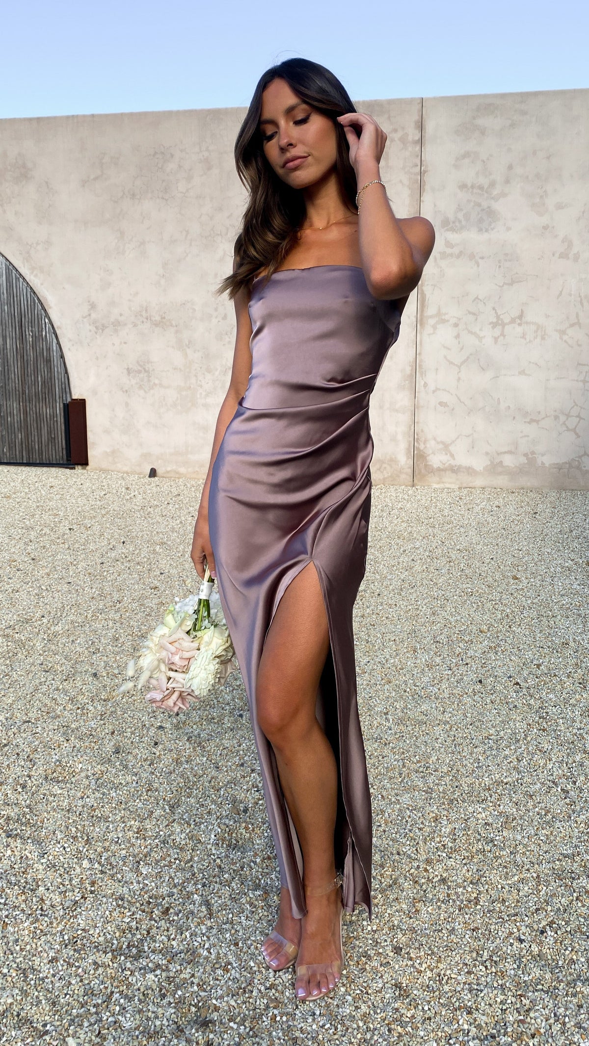 Ilana Maxi Dress - Mushroom