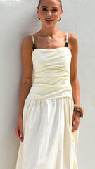 Raziela Maxi Dress - Cream