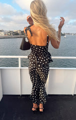 Pauline Peplum Dress ~ Polka Dot