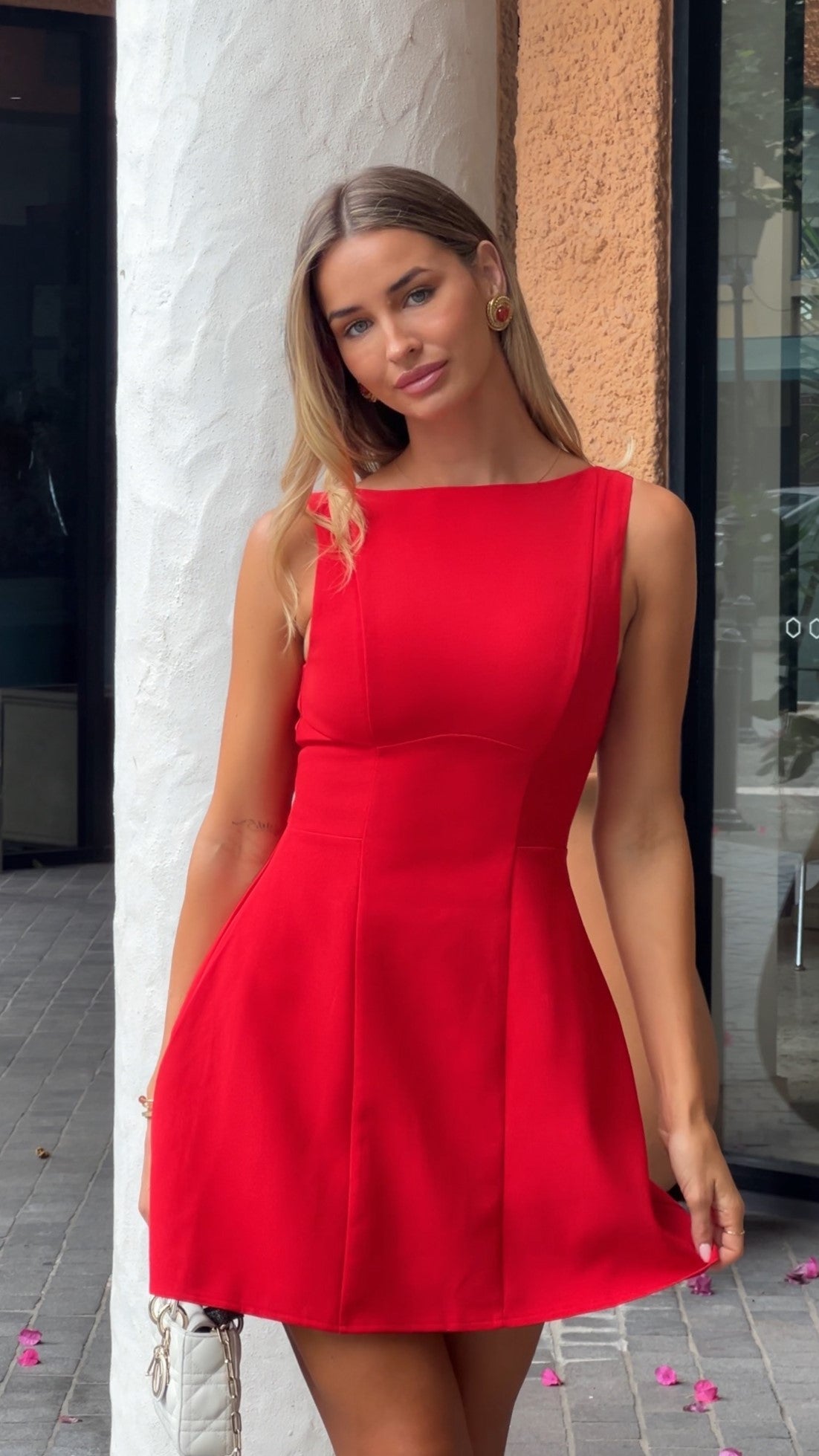 Rafiki Mini Dress - Red