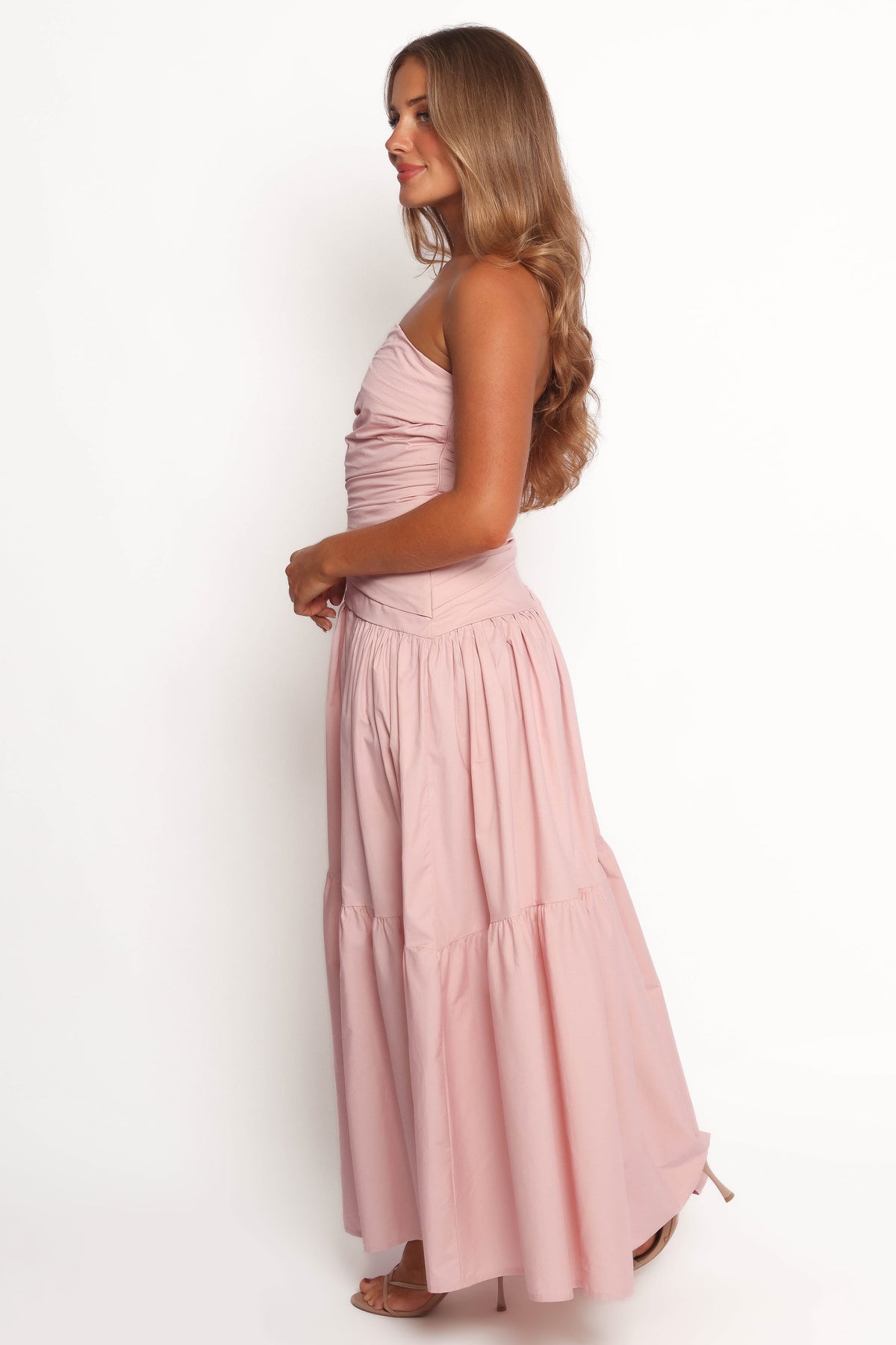 Blanche Strapless Maxi Dress - Orchid