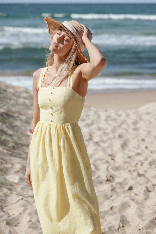 Caty Maxi Dress - Yellow