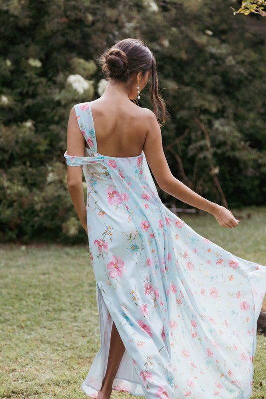 Eloisa Maxi Dress - Blue Floral