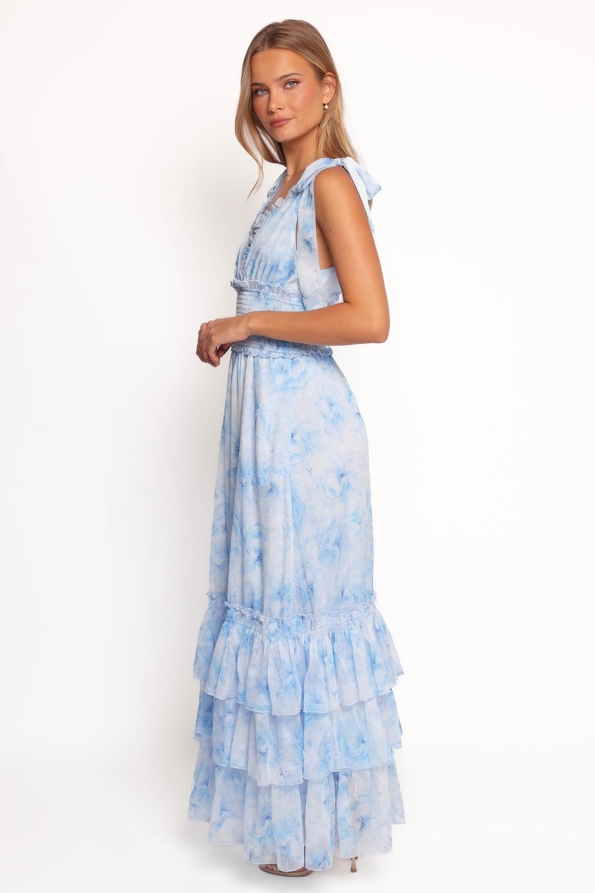 Fionna Maxi Dress - Blue Floral