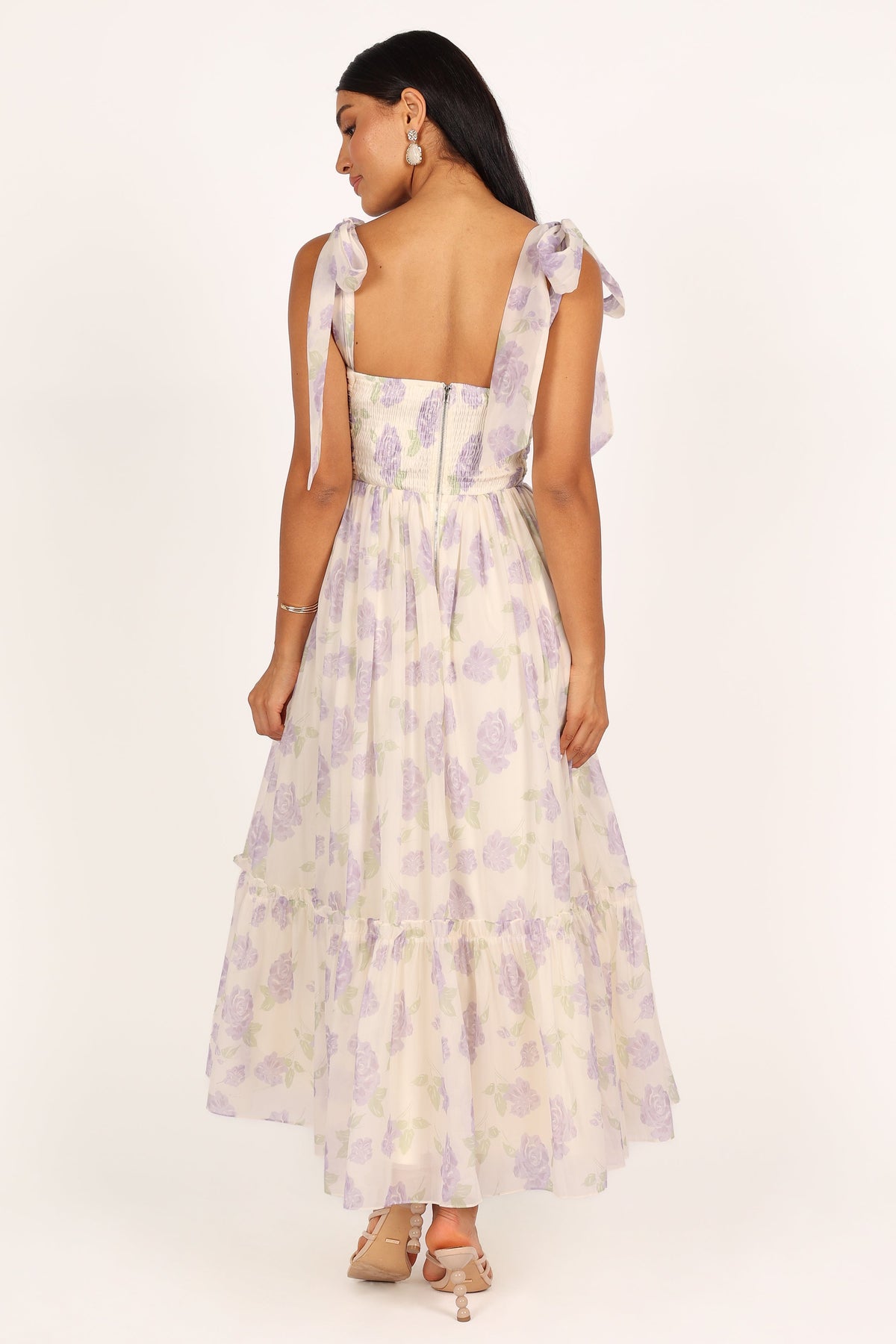 Floret Midi Dress - Lavender