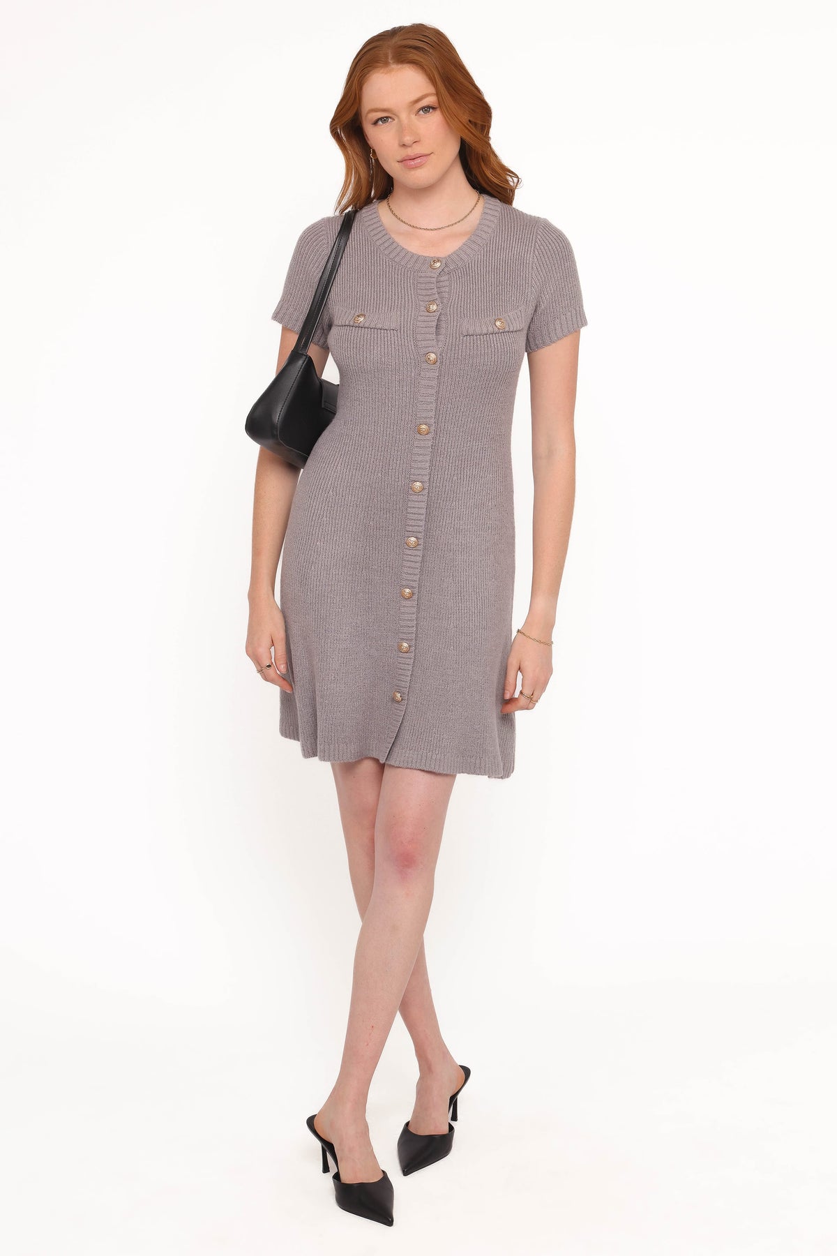 Jaxon Mini Dress - Grey