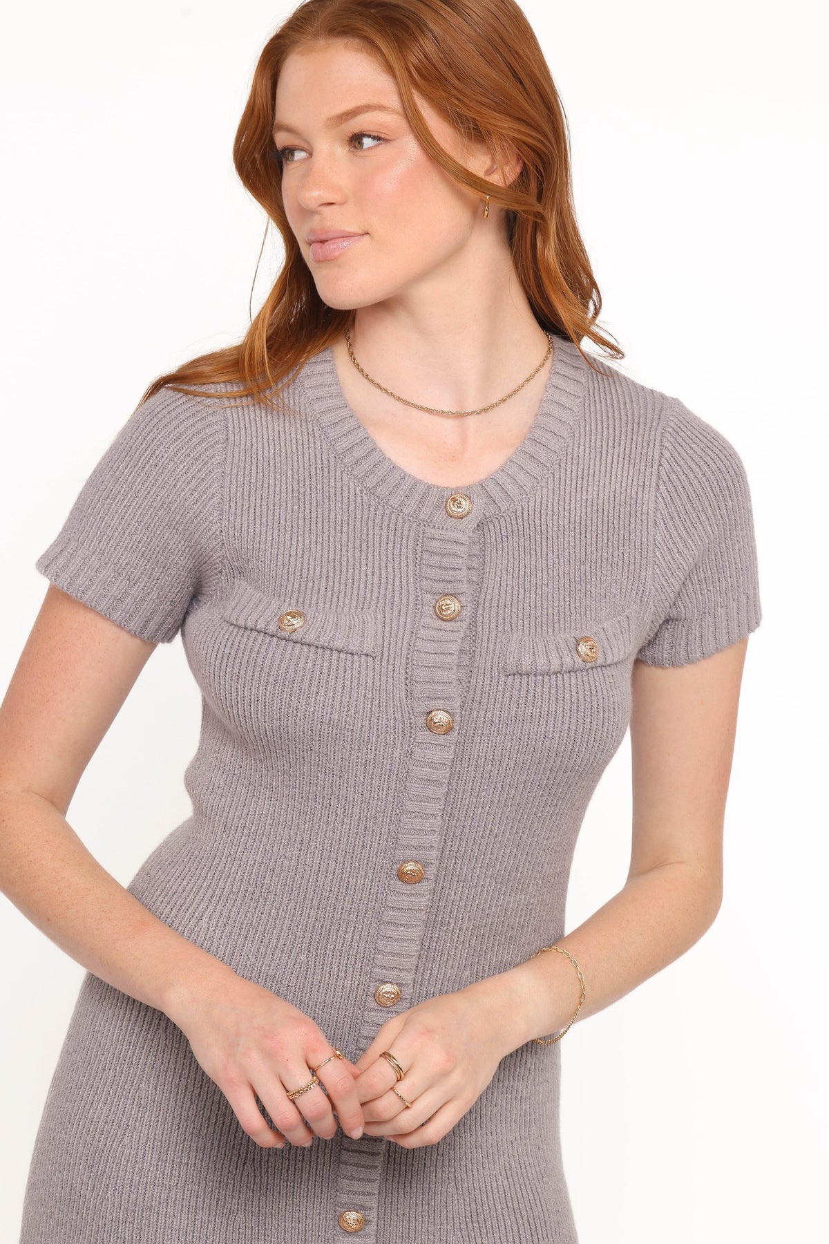 Jaxon Mini Dress - Grey