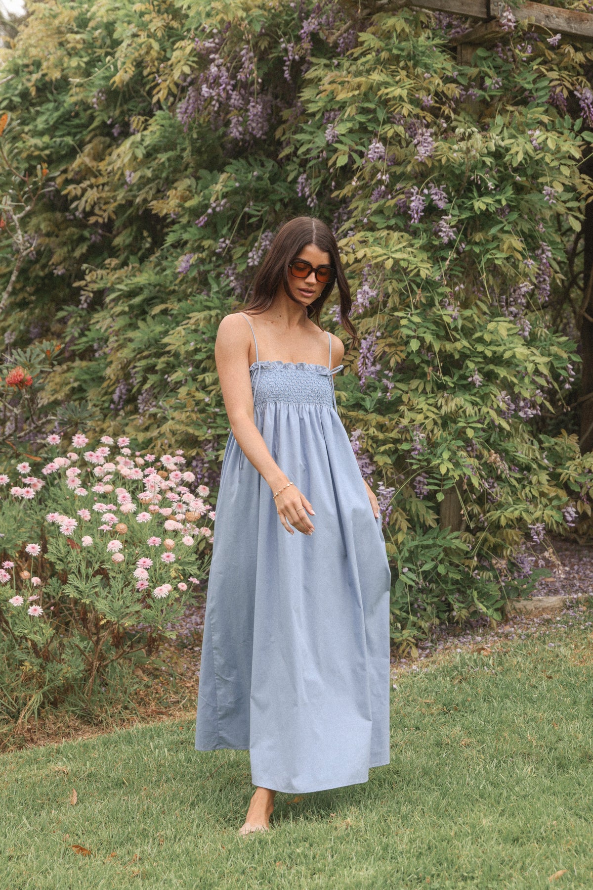 Josie Maxi Dress - Cornflower Blue