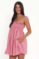 Josie Mini Dress - Pink