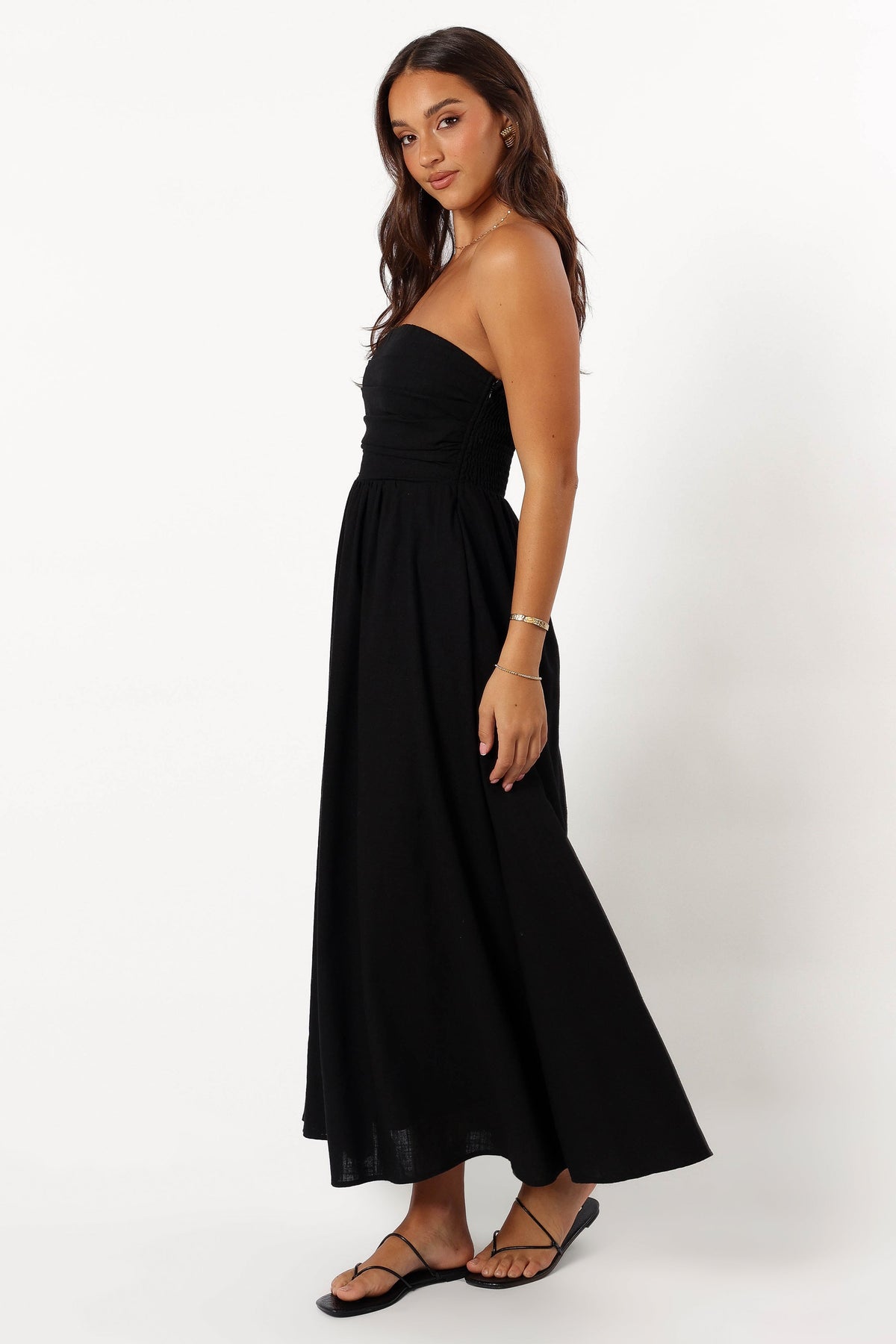 Kayt Strapless Dress - Black
