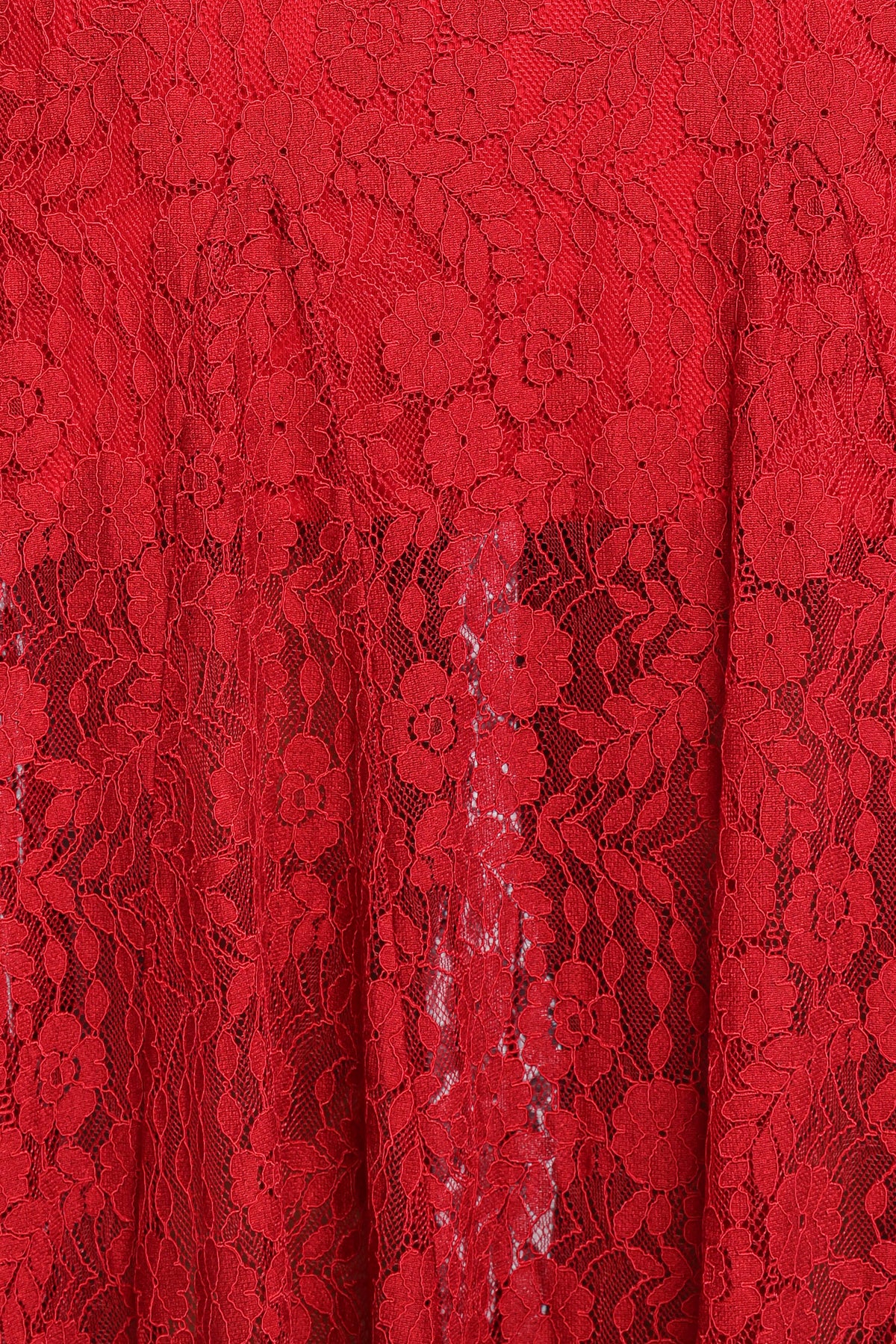 Keani Long Sleeve Maxi Dress - Red