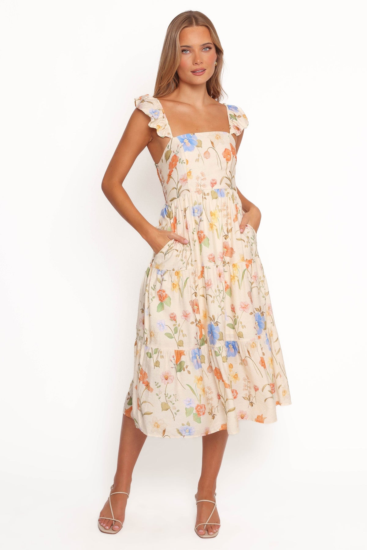 Laela Midi Dress - Floral