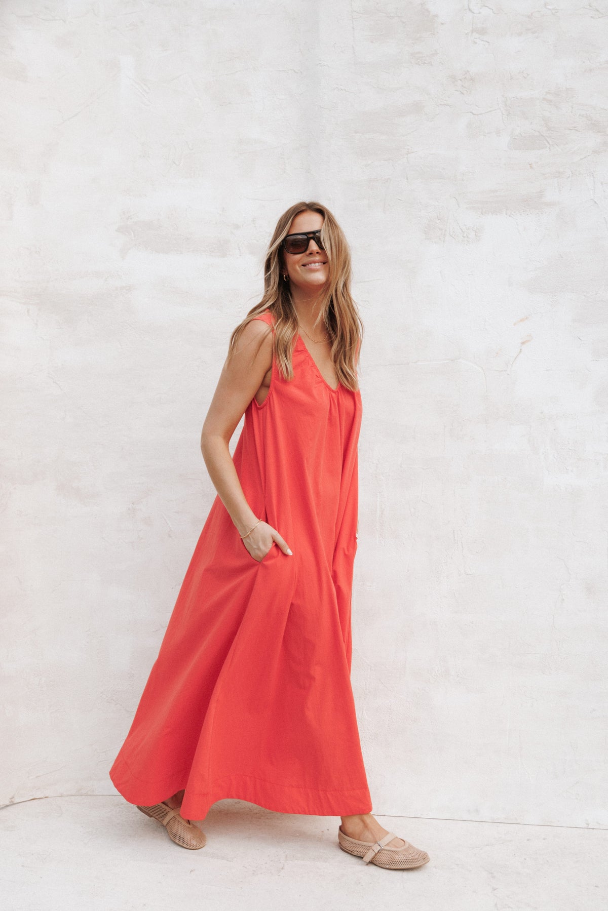 Laurita Maxi Dress - Red