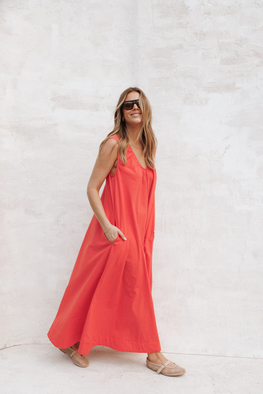 Laurita Maxi Dress - Red