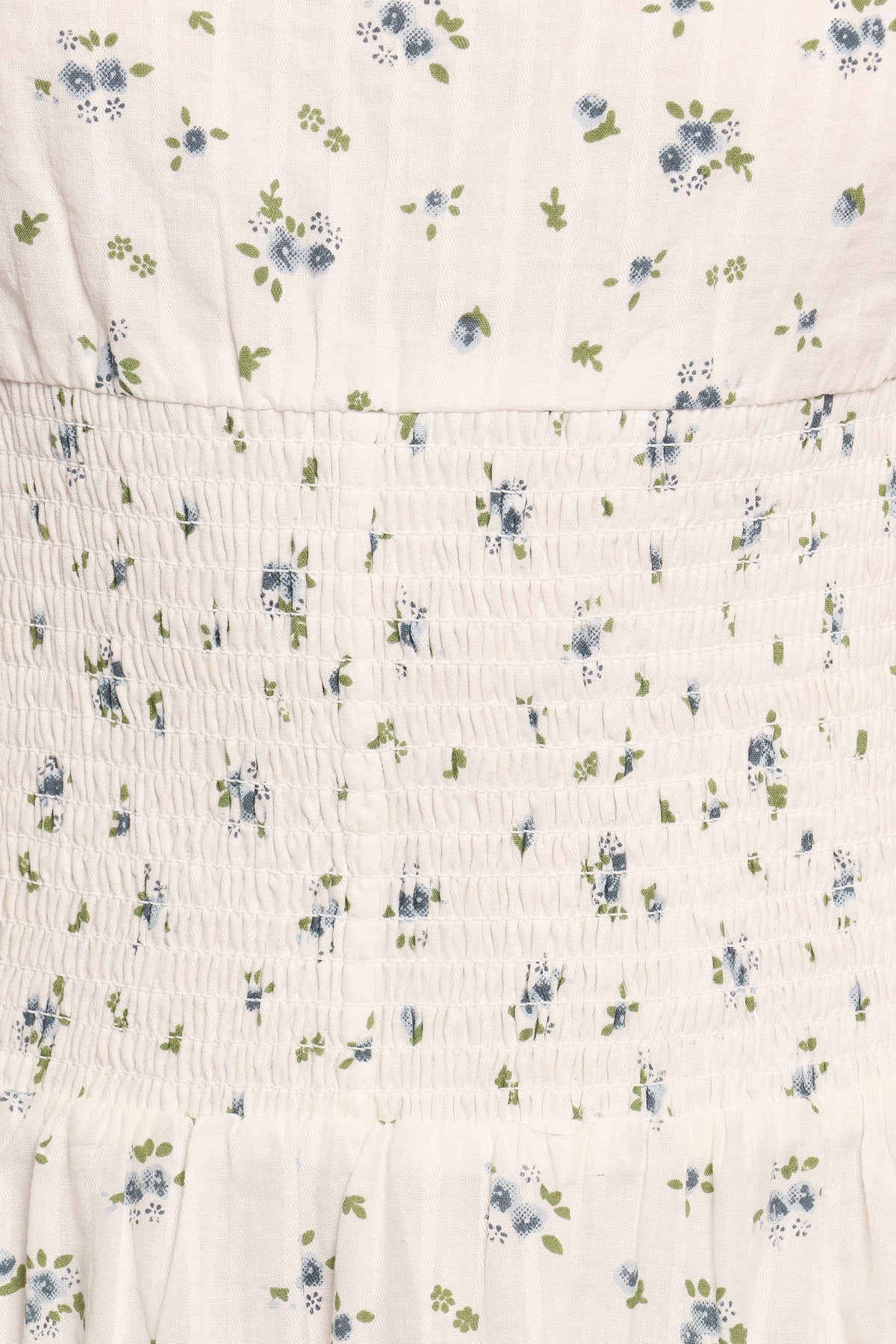 Leticia Midi Dress - Blue Ditsy Floral