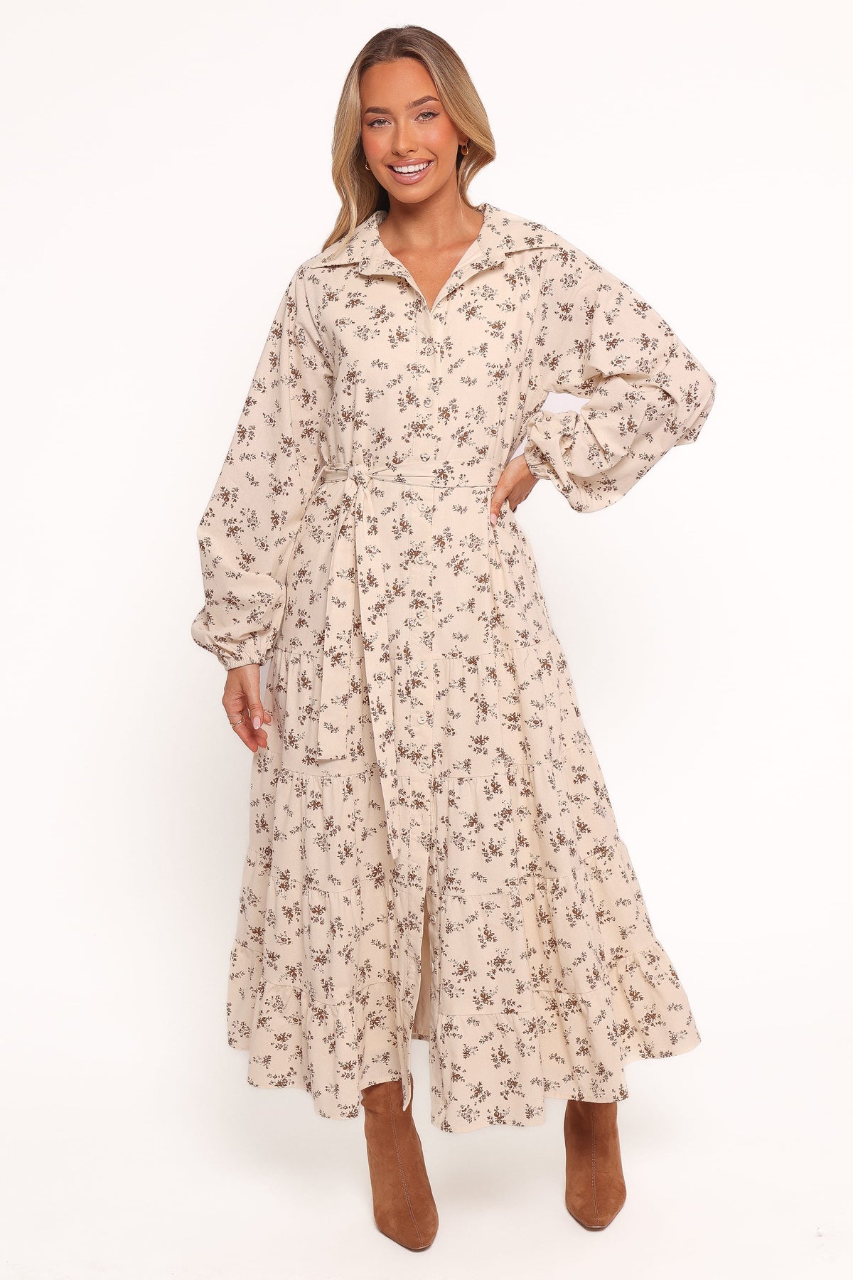 Lincoln Long Sleeve Maxi Dress - Floral