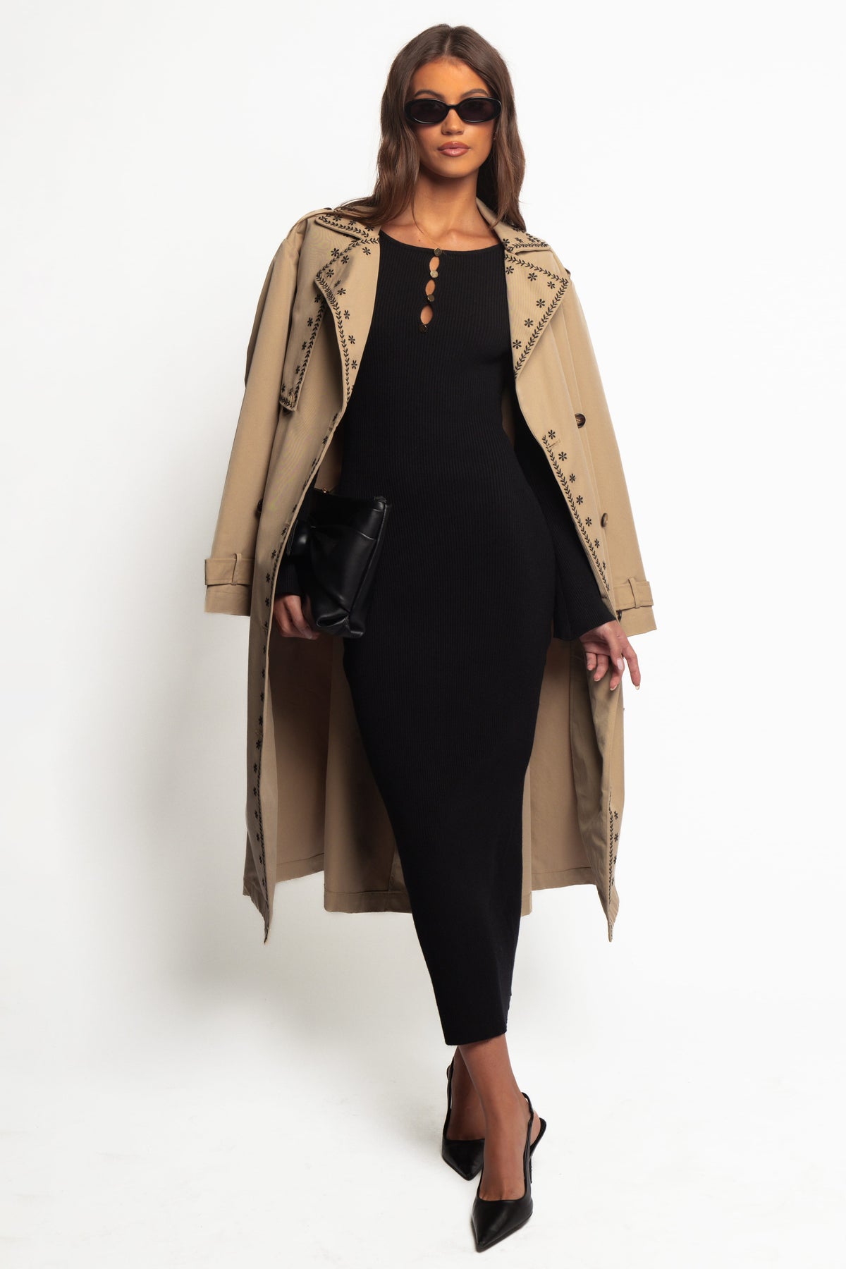 Maxwell Knit Maxi Dress - Black