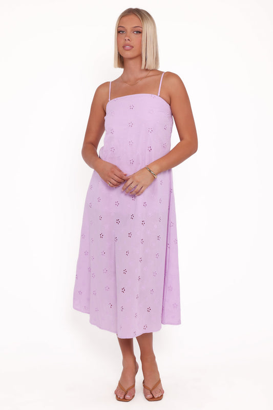 Narcissa Strapless Maxi Dress - Lilac