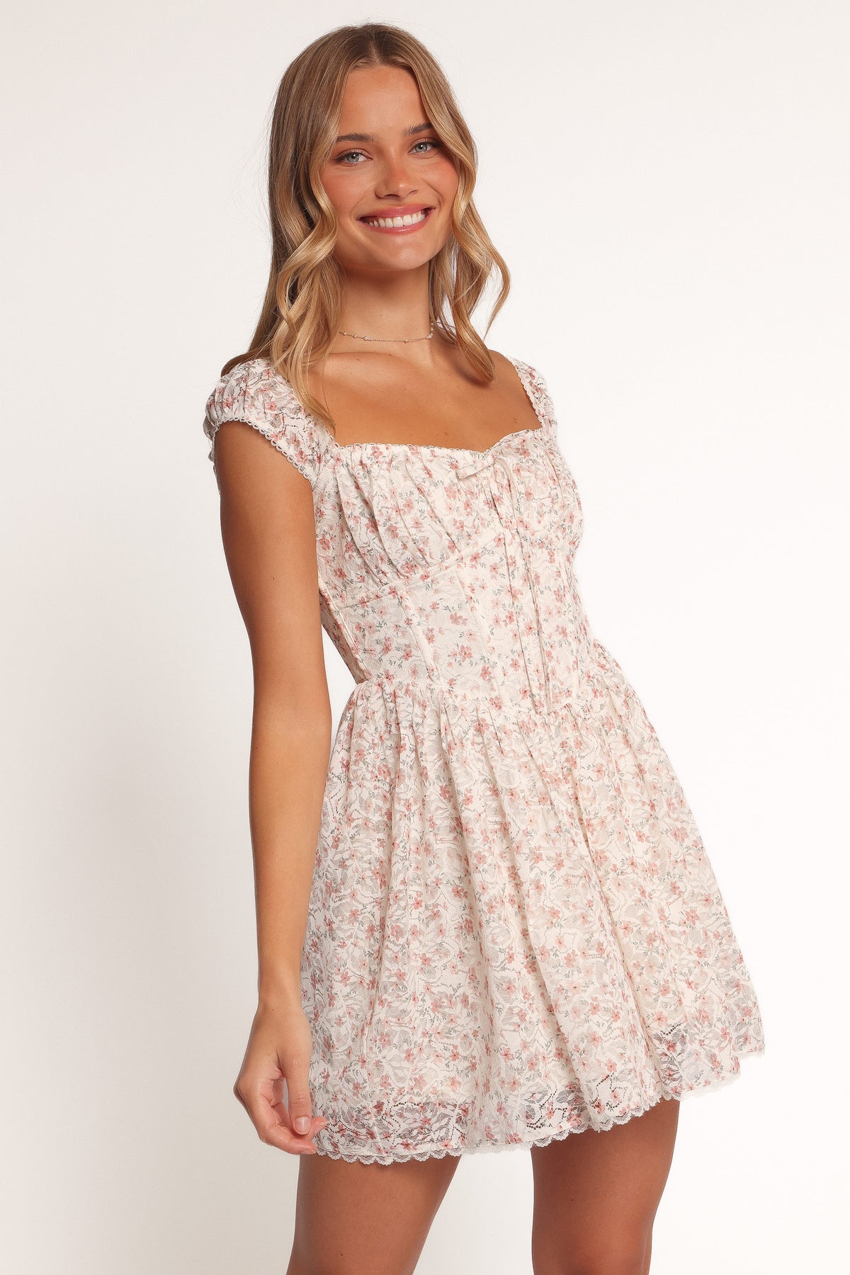 Sabella Mini Dress - Blush Azalea