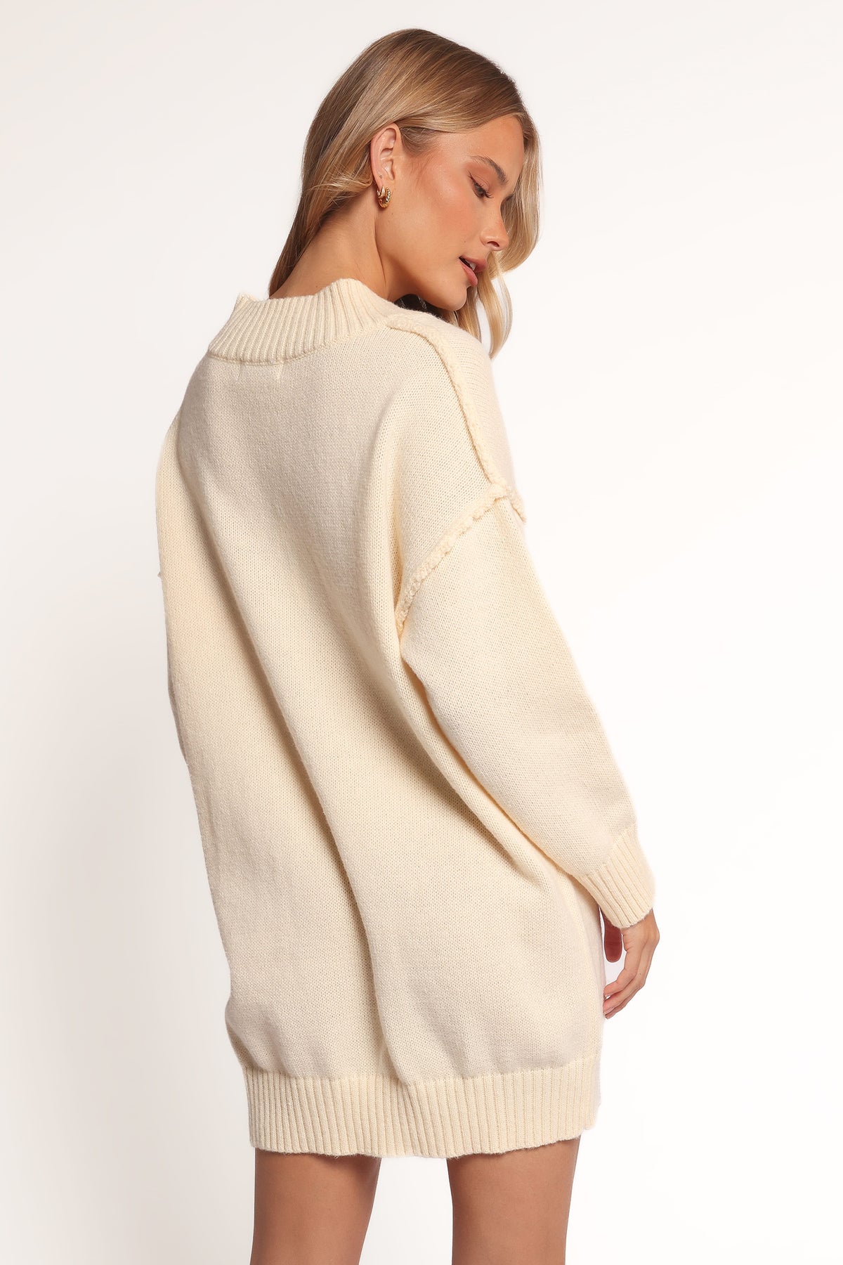 Sancia Knit Mini Dress - Cream