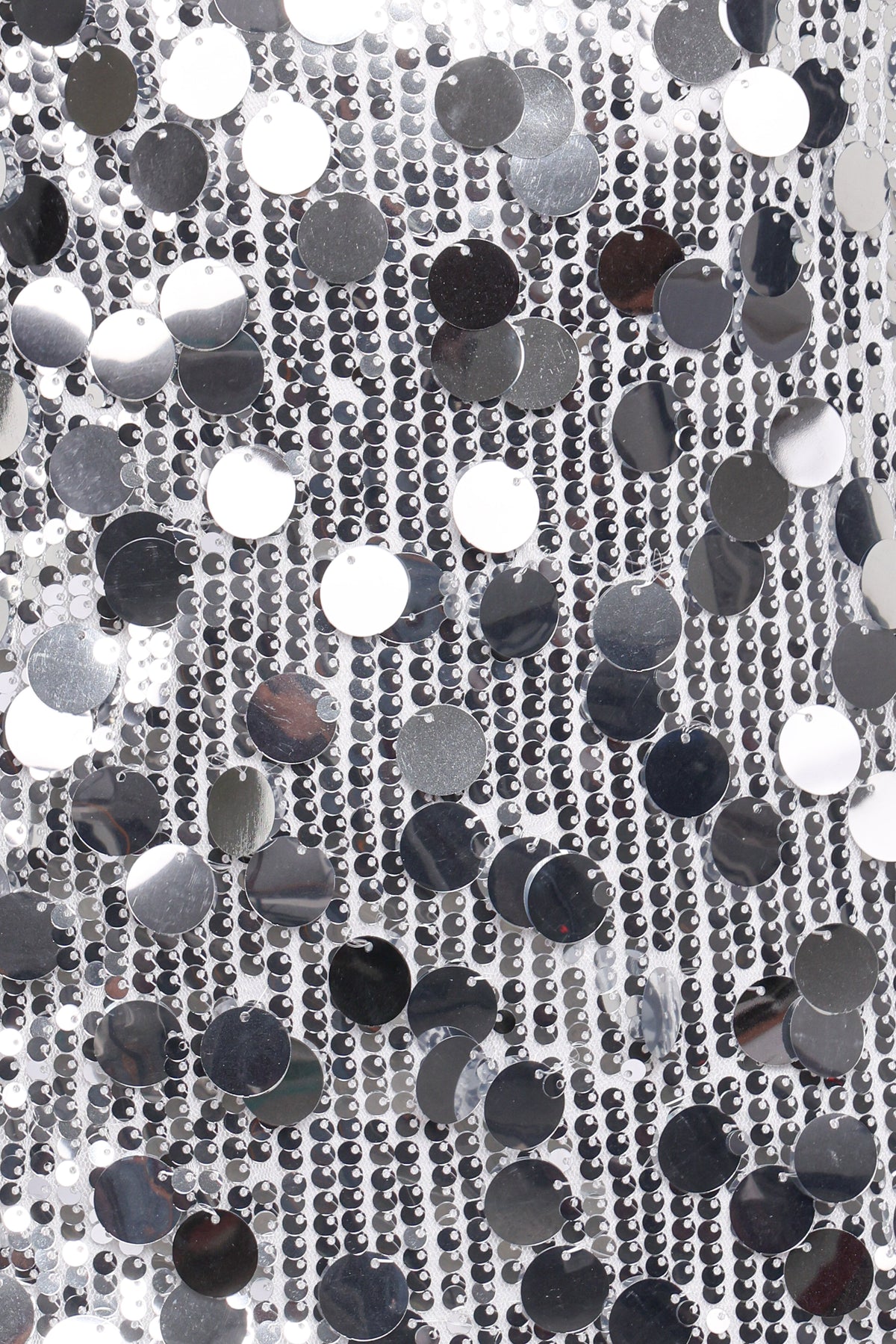 Stella Sequin Mini Dress - Silver
