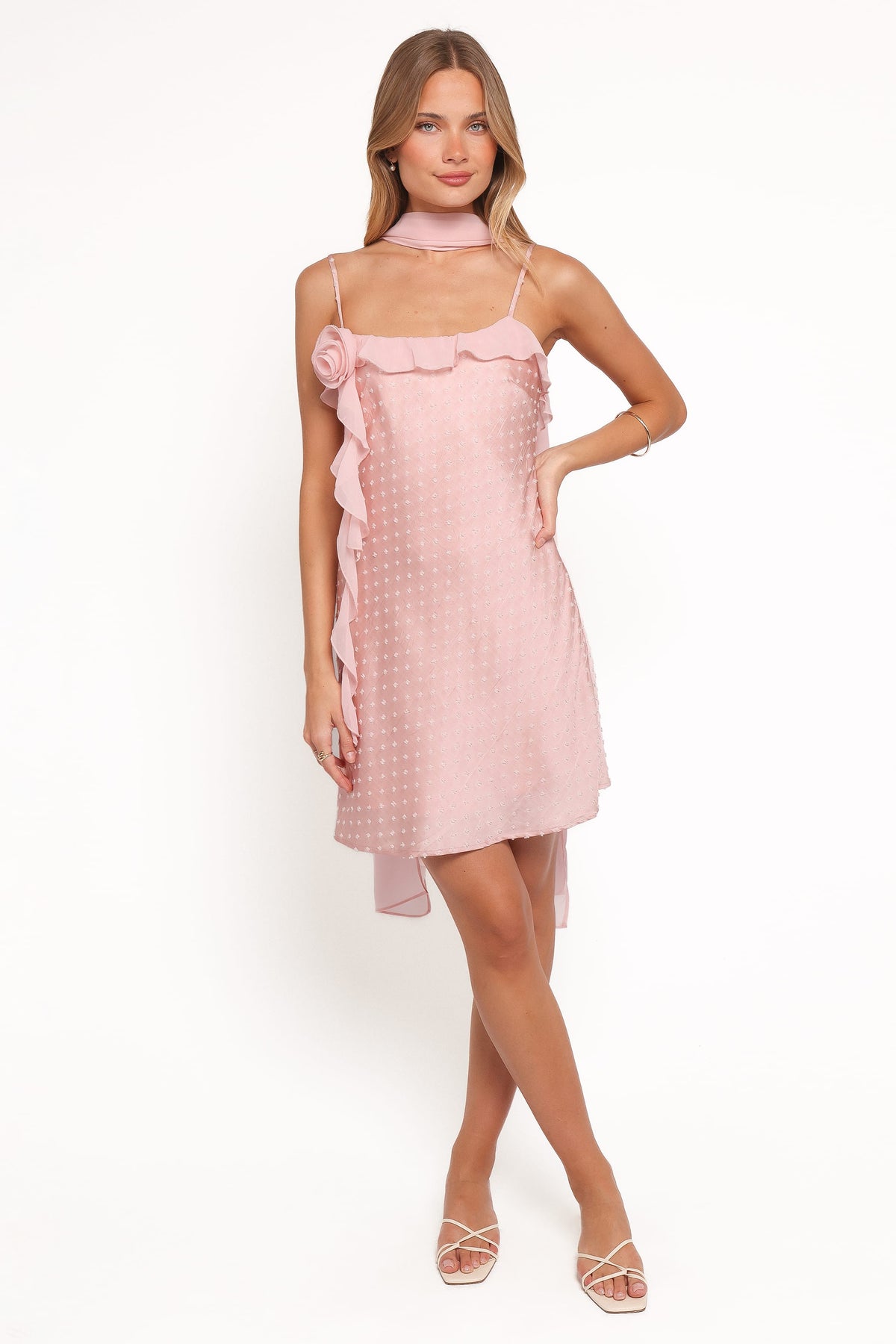 Suki Mini Dress - Peach