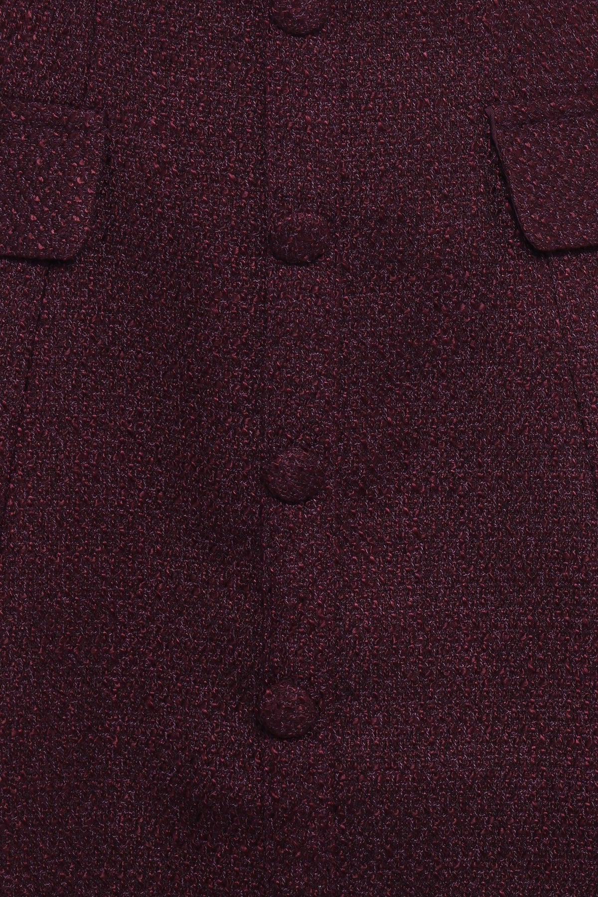 Sutton Mini Dress - Plum Tweed