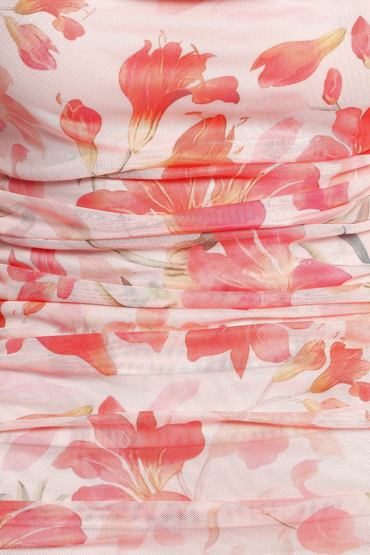 Tempest Midi Dress - Pink Floral