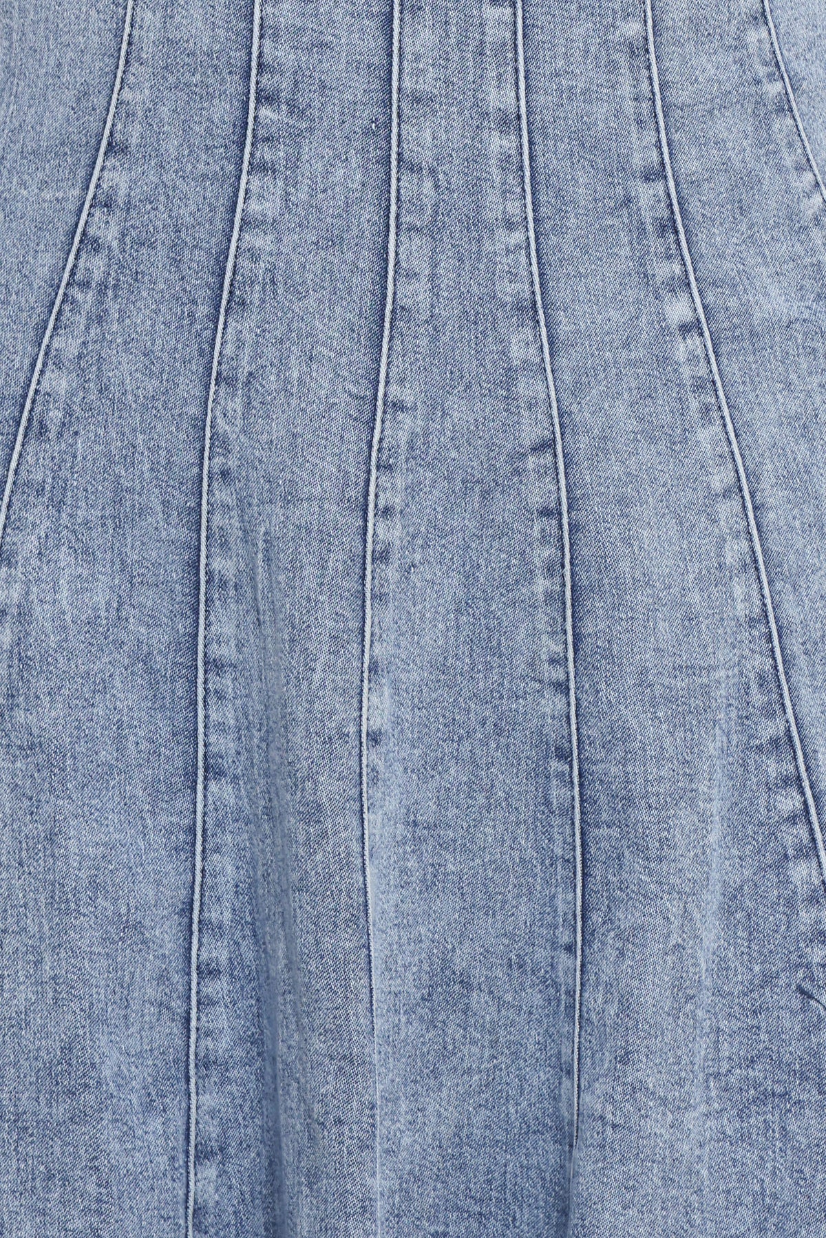 Una Midi Dress - Light Denim