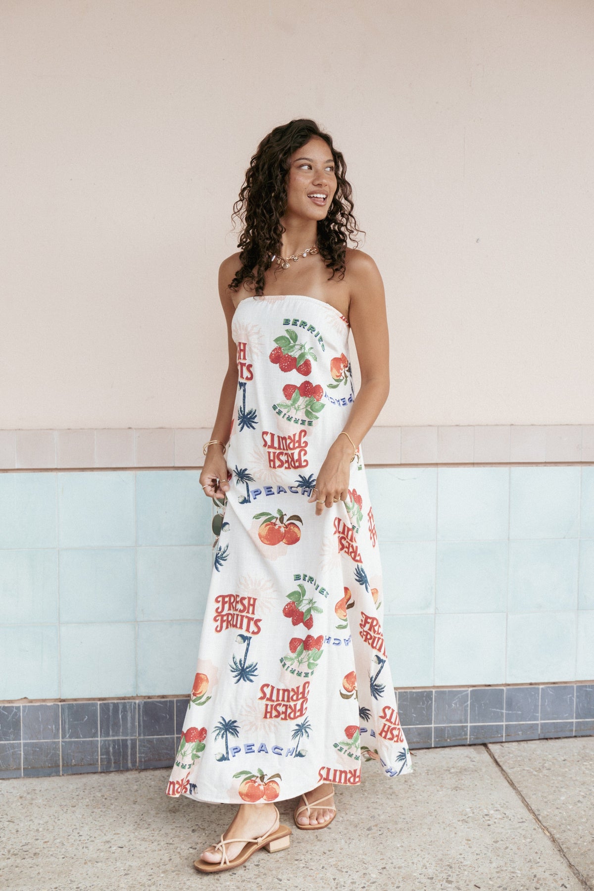 Valencia Maxi Dress - Tutti Fruiti