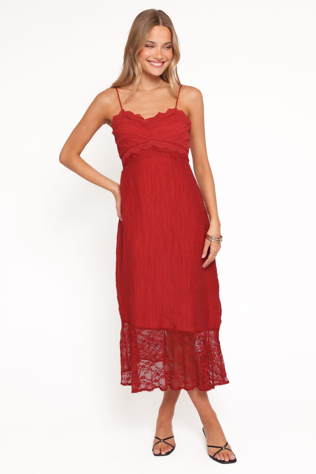 Winnie Maxi Dress - Red