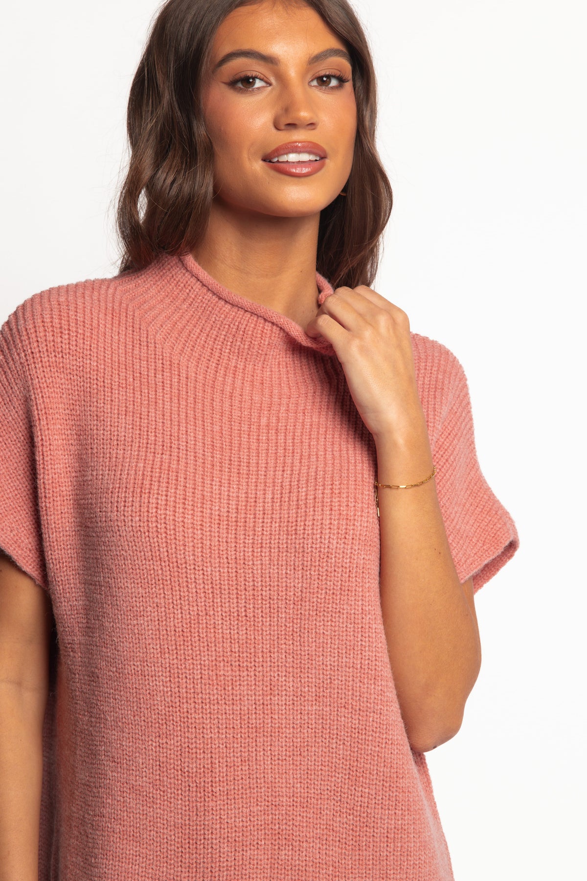 Wright Knit Mini Dress - Pink