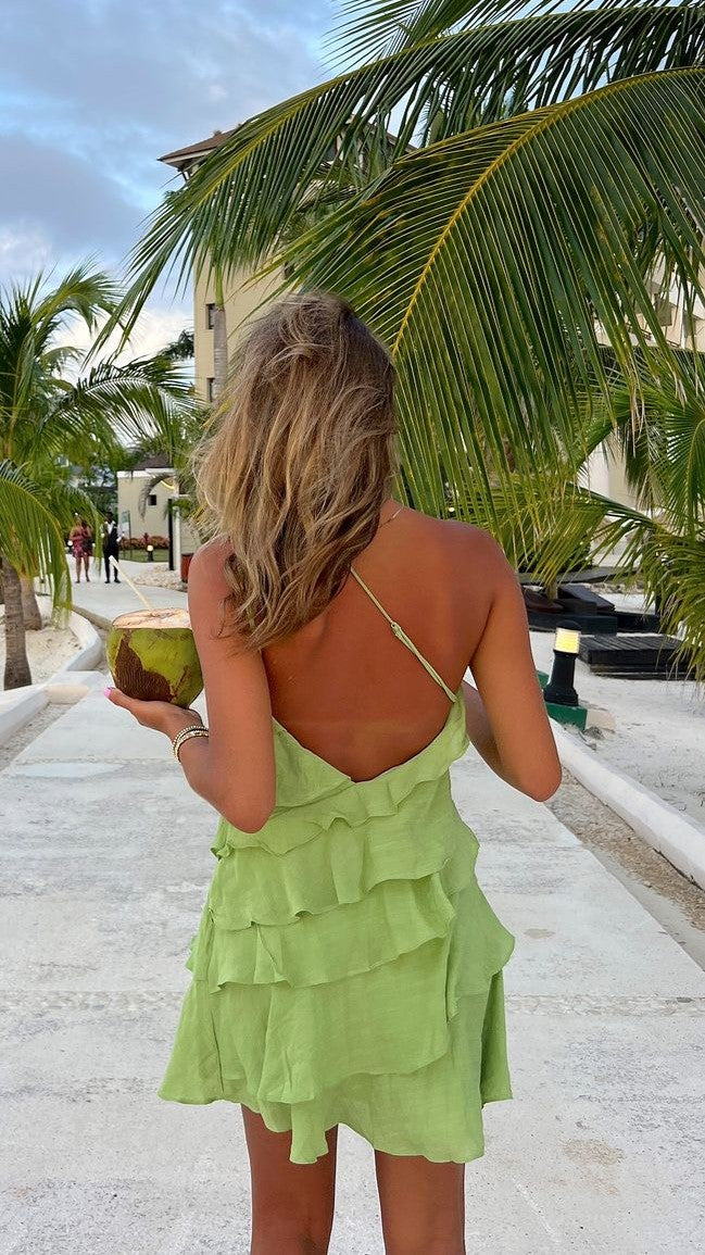 Cassidi Mini Dress - Sage