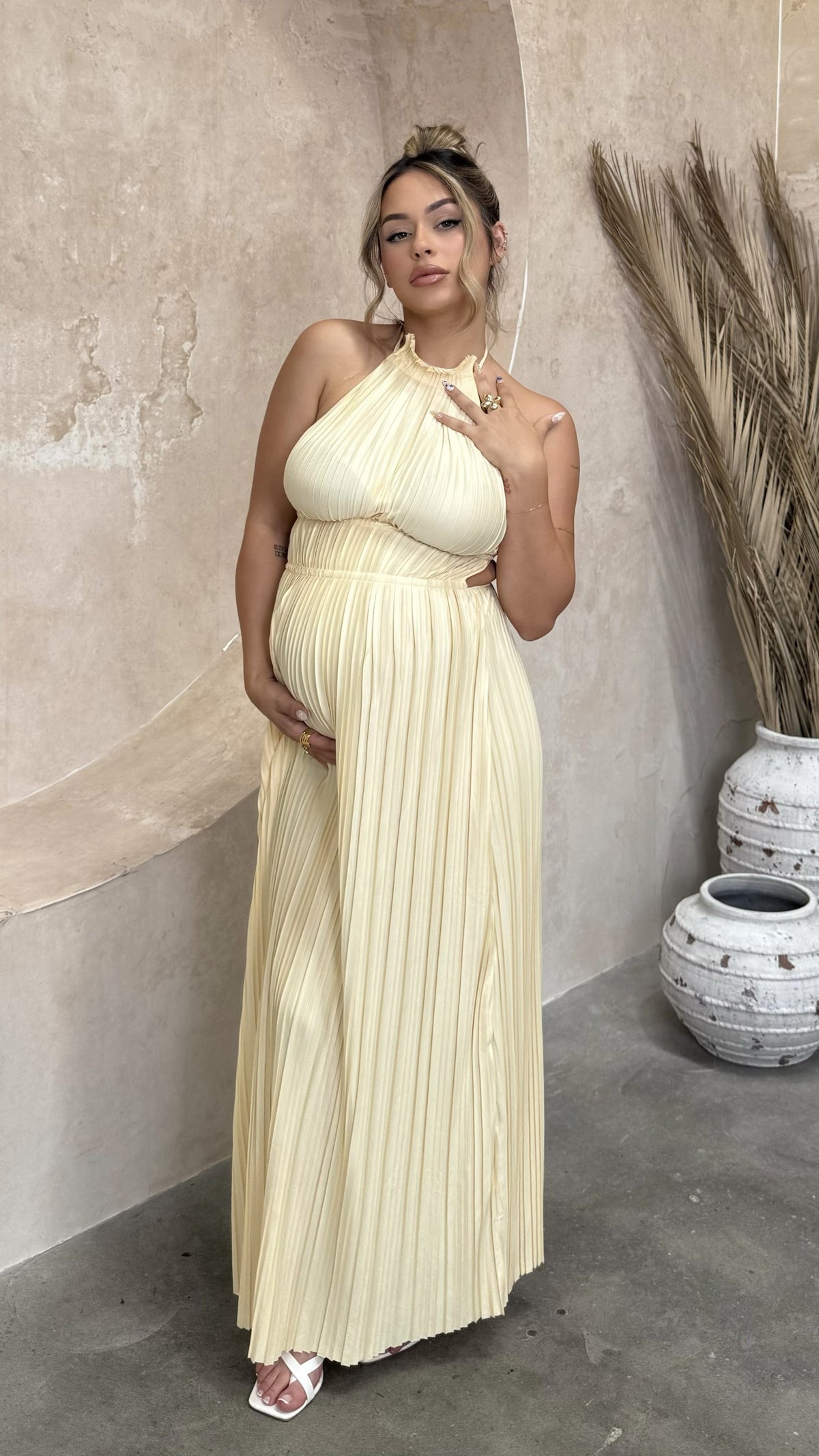 Frances Maxi Dress - Yellow