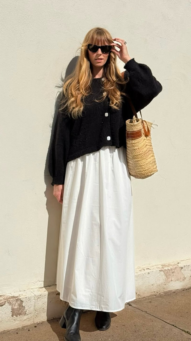 Immy Midi Dress - White
